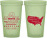 Custom Baby Shower 22 oz Glow In The Dark Cups - Red White Blue | 90197