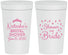 Personalized Bridal Shower 32 oz Stadium Cups - Shower The Bride | 100001