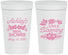 Personalized Bridal Shower 32 oz Stadium Cups - Love Is Blooming | 100007