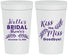 Personalized Bridal Shower 32 oz Stadium Cups - Kiss The Miss Goodbye | 100010