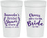 Personalized Bridal Shower 32 oz Stadium Cups - Cheers To The Bride | 100014