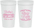 Personalized Bridal Shower 32 oz Stadium Cups - Cheers To The Bride | 100019
