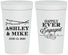 Personalized Engagement 32 oz Stadium Cups - Happily Ever Engaged | 10006
