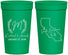 Personalized Wedding 32 oz Stadium Cups - California | 104