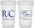 Personalized Wedding 32 oz Stadium Cups - Connecticut | 106