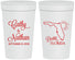 Personalized Wedding 32 oz Stadium Cups - Florida | 108