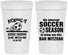 Personalized Bar Mitzvah 32 oz Stadium Cups - 13th Birthday Soccer | 110009