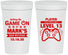 Personalized Bar Mitzvah 32 oz Stadium Cups - 13th Birthday Video Game | 110013