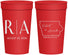 Personalized Wedding 32 oz Stadium Cups - Iowa | 114