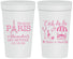 Personalized Bat Mitzvah 32 oz Stadium Cups - 12th Birthday Paris | 120004