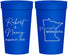 Personalized Wedding 32 oz Stadium Cups - Minnesota | 122