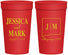 Personalized Wedding 32 oz Stadium Cups - New Mexico | 130