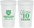 Personalized Class Reunion 32 oz Stadium Cups - Class Of 2017 10 Year | 140005