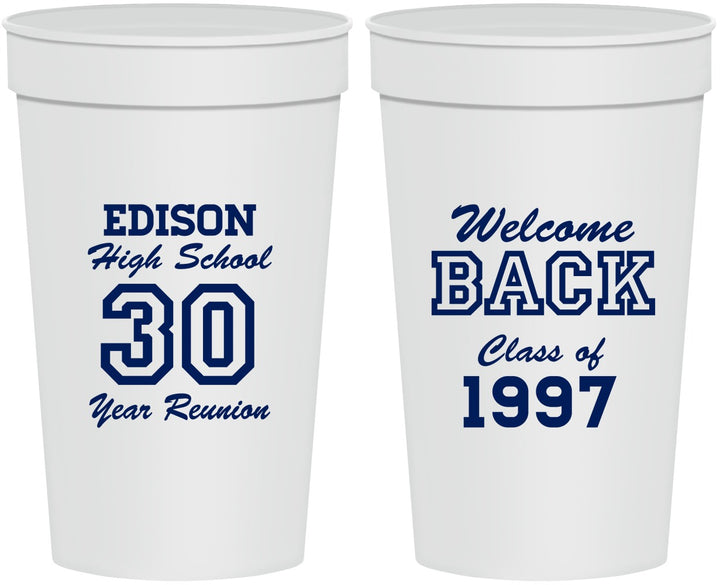Personalized Class Reunion 32 oz Stadium Cups - Class Of 1997 30 Year | 140022