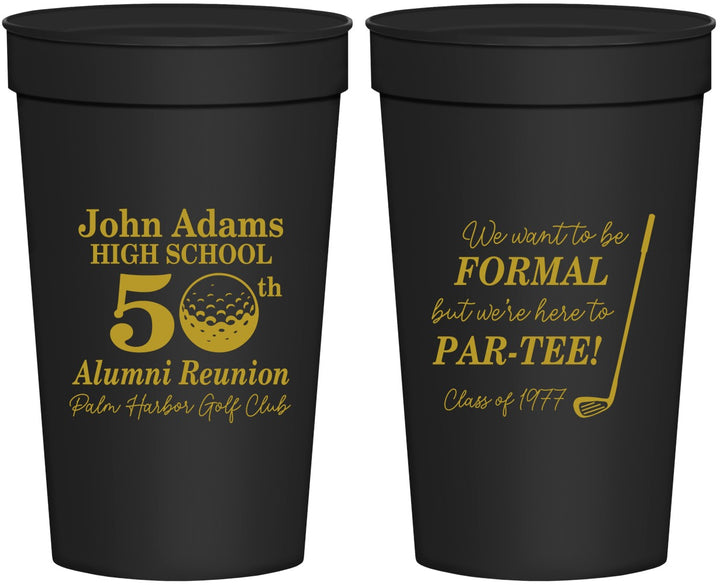 Personalized Class Reunion 32 oz Stadium Cups - Class Of 1977 50 Year | 140024