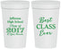 Personalized Class Reunion 32 oz Stadium Cups - Class Of 2017 10 Year | 140025