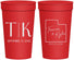 Personalized Wedding 32 oz Stadium Cups - Utah | 143