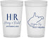 Personalized Wedding 32 oz Stadium Cups - West Virginia | 147
