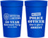 Personalized Retirement 32 oz Stadium Cups - Police Officer | 150010