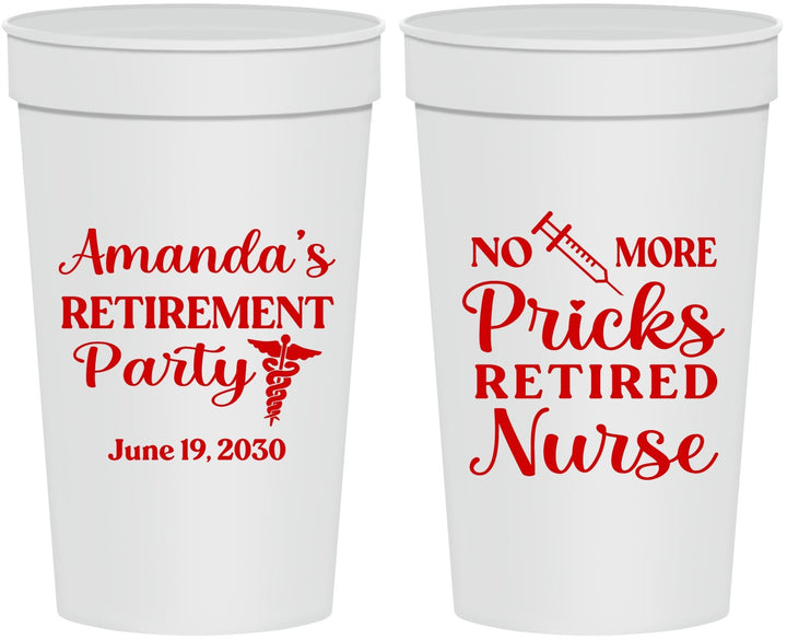Personalized Retirement 32 oz Stadium Cups - Nurse | 150027