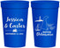 Personalized Wedding 32 oz Stadium Cups - Delaware | 157