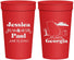 Personalized Wedding 32 oz Stadium Cups - Georgia | 159