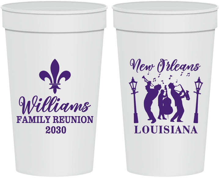 Personalized Family Reunion 32 oz Stadium Cups - New Orleans | 160030
