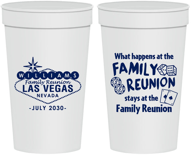 Personalized Family Reunion 32 oz Stadium Cups - Las Vegas | 160038
