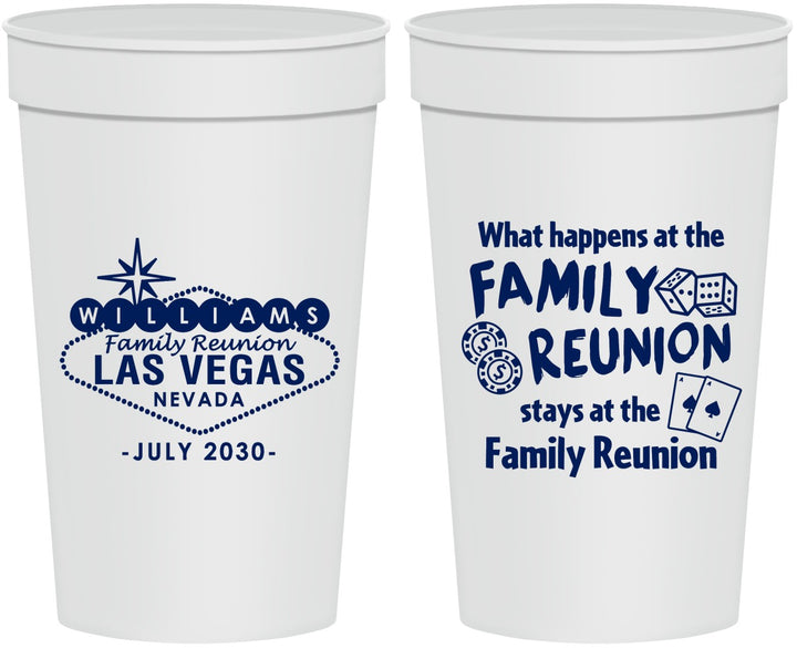 Personalized Family Reunion 32 oz Stadium Cups - Las Vegas | 160038