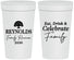 Personalized Family Reunion 32 oz Stadium Cups - Eat Drink Celebrate | 160053