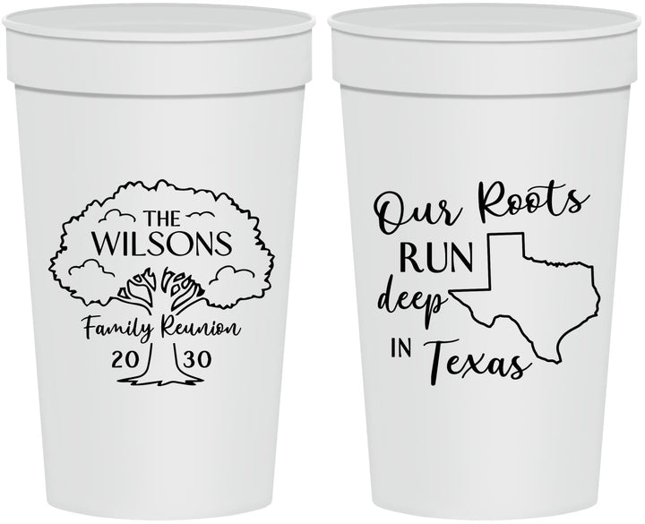 Personalized Family Reunion 32 oz Stadium Cups - Texas | 160055