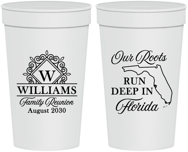 Personalized Family Reunion 32 oz Stadium Cups - Florida | 160057