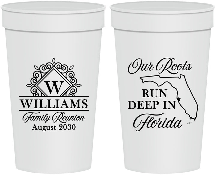 Personalized Family Reunion 32 oz Stadium Cups - Florida | 160057