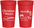 Personalized Wedding 32 oz Stadium Cups - Iowa | 164