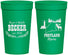 Personalized Wedding 32 oz Stadium Cups - Maine | 168