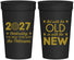 Personalized New Years 32 oz Stadium Cups - 2027 Out With The Old | 170000