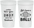 Personalized New Years 32 oz Stadium Cups - 2027 Lets Have A Ball | 170001