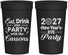Personalized New Years 32 oz Stadium Cups - 2027 Eat Drink Party | 170022