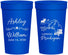 Personalized Wedding 32 oz Stadium Cups - Michigan | 171