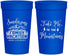 Personalized Family Vacation 32 oz Stadium Cups - Ski Trip Peaks | 180023