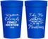 Personalized Family Vacation 32 oz Stadium Cups - Mountains | 180024