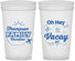Personalized Family Vacation 32 oz Stadium Cups - Beach | 180056