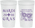 Personalized Mardi Gras 32 oz Stadium Cups - Nola New Orleans | 190006