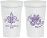 Personalized Mardi Gras 32 oz Stadium Cups - Fleur De Lis | 190010