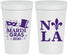 Personalized Mardi Gras 32 oz Stadium Cups - Nola Fleur De Lis | 190014