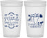 Personalized Wedding 32 oz Stadium Cups - Vermont | 194