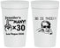 Personalized Birthday 32 oz Stadium Cups - 30th | 20000