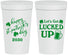 Personalized St Patricks Day 32 oz Stadium Cups - Lucked Up | 200007