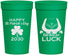 Personalized St Patricks Day 32 oz Stadium Cups - Clover Irish | 200008