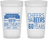 Personalized Birthday 32 oz Stadium Cups - Cheers Beers To 60 Years | 20001